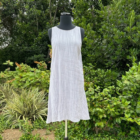 Theory "Alderdale" sleeveless striped shift dress - size 6 - Picture 1 of 4